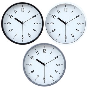 掛け時計 ハリー Φ22cm 3色展開　不二貿易