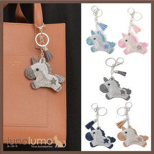 Key Ring Bag Charm Unicorn Unicorn Yumekawa Pink Glitter Present