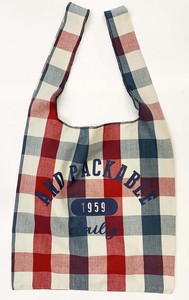 [Packable] Marche Bag BLUExRED 38 40 cm 1