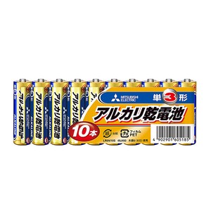 【特価品】三菱 アルカリ乾電池　単3（10本パック）