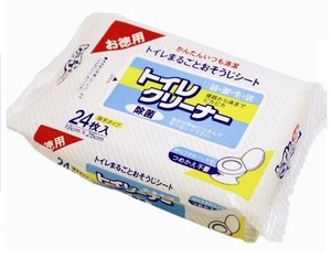 Made in Japan Sterilization Toilet Cleaner 24 Pcs Thick Wet Cleaner