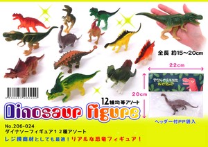Figure/Model Assortment Dinosaur Figure 12-types