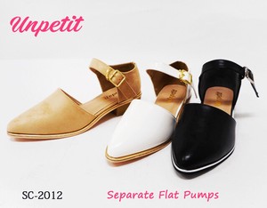 【SALE】Unpetit セパレート パンプス フラット ネックベルト SC2012