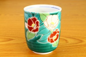 日本茶杯 山茶花