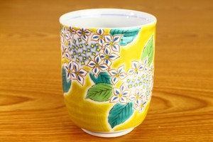 日本茶杯 紫阳花