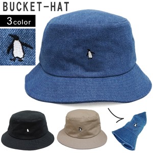 帽子 ハット メンズ レディース HAT バケットハット サファリハット アウトドア 刺繍 ペンギン キーズ Keys