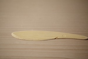「エシカルコレクション」竹製ナイフ WASARA 【ナイフ/カトラリー/使い捨て/竹製　サスティナブル】