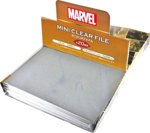File MARVEL Mini B6 Size Bell Folder Clear