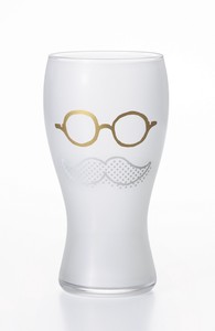 アデリア ビアグラス 380ml ジェントルビア 泡づくり ビールグラス 眼鏡 めがね メガネ 1個箱入 6924
