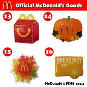 McDonald's PINS series 4【マクドナルド ピンズ】