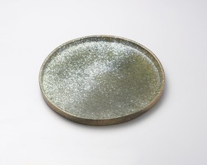 ビードロ窯変15.0皿鉢【日本製 信楽焼 陶器】