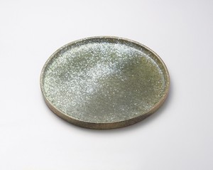 ビードロ窯変11.0皿鉢【日本製 信楽焼 陶器】