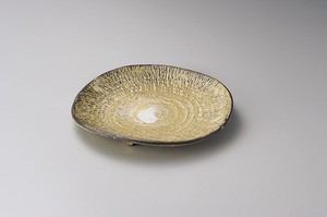 Main Plate Pottery 9-sun Made in Japan