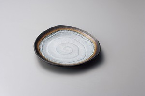 Main Plate Porcelain 9-sun Made in Japan