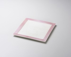 大餐盘/中餐盘 粉色 27cm 日本制造