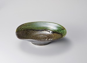 Main Dish Bowl Pottery M Made in Japan