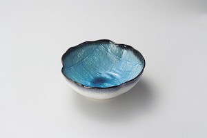 スカイ手作り風鉢（大）【日本製　磁器】