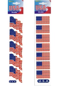 USA ステッカー　フラッグステッカー　デコ　デカール　防水シール　飾り　アメリカン雑貨