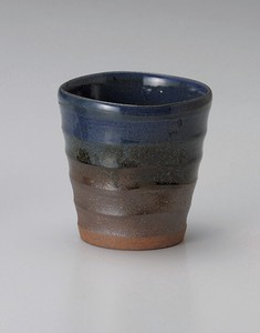 青吹もちやすいカップ【日本製　陶器】