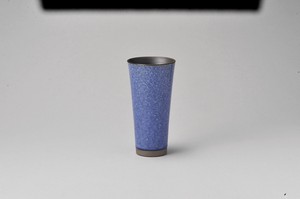 ルリかいらぎロングビヤーカップ【日本製　陶器】