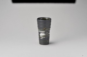 黒釉焼酎カップ【日本製　陶器】
