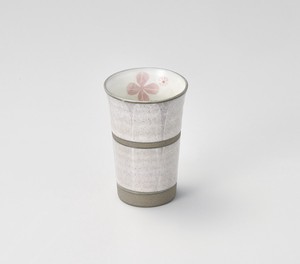 玻璃杯/杯子/保温杯 陶器 四叶草 日本制造