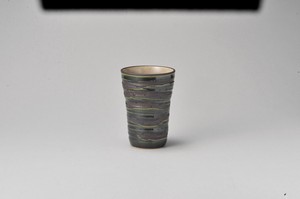 織部ビアカップ【日本製　陶器】