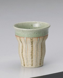 玻璃杯/杯子/保温杯 陶器 波纹 日本制造