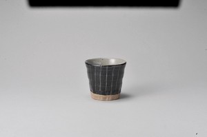 黒十草 焼酎カップ【日本製　陶器】