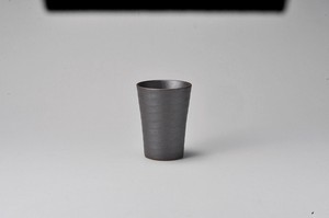 黒茶釉フリーカップ【日本製　磁器】