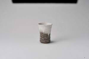 灰釉粉引フリーカップ【日本製　信楽焼　陶器】