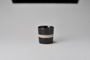 切立カップ 黒【日本製　陶器】
