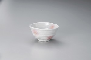 Donburi Bowl Porcelain Pink Made in Japan