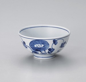 Donburi Bowl Porcelain Morning Glory Made in Japan