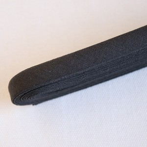 Bias Tape 12 mm 4 Plain Half Linen 1 4 Charcoal