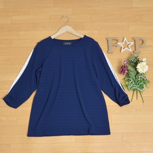 T-shirt Pullover Tops L Ladies' M 7/10 length