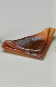 手造り備前風三角箸置【日本製　陶器】