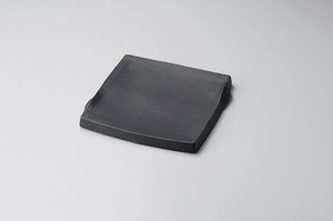 黒マットまな板角皿（小）【日本製　磁器】