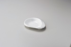 強化白釉ちぎり6.5寸皿【日本製　強化磁器】