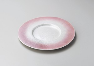 大餐盘/中餐盘 粉色 27cm 日本制造