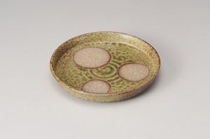 Main Plate Pottery 8-sun Made in Japan