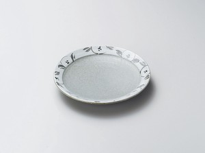 唐津椿6.0丸皿【日本製　陶器】