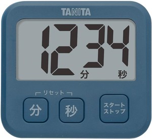 タニタ(TANITA) 〈タイマー〉薄型タイマー TD-408-BL(ブルー)