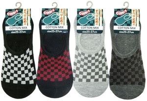 Ankle Socks Spring/Summer Plaid Socks Cotton Blend