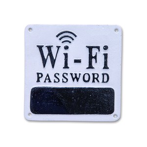 9月中旬入荷　サインプレート Wi-Fi