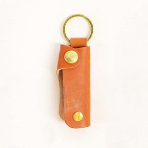 Tochigi Leather Key Case Orange Genuine Leather Men's Ladies Orange