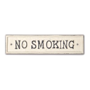 【ポッシュリビング】サインプレート　NO　SMOKING