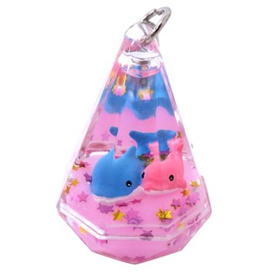 Key Ring Key Chain Pink Dolphins