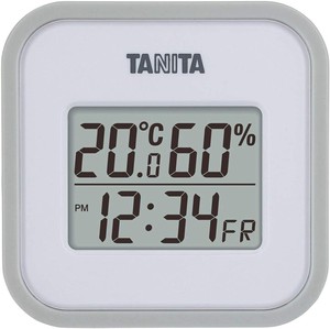 タニタ(TANITA) 〈温湿度計〉デジタル温湿度計 TT-558-GY(グレー)