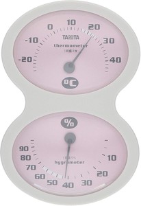 タニタ(TANITA) 〈温湿度計〉アナログ温湿度計 TT-509-PK(ピンク)